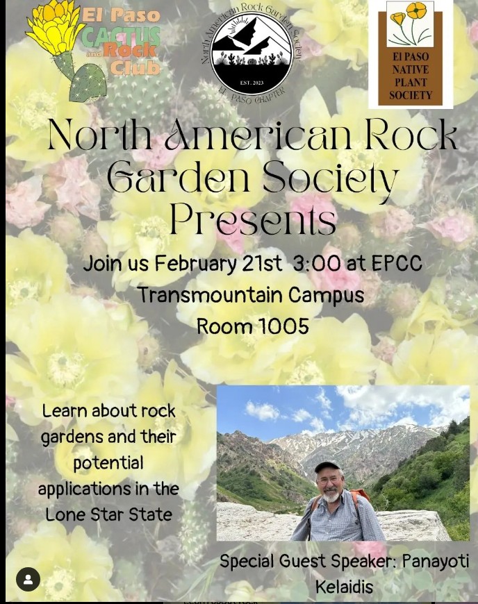 North American Rock Garden Society Presents Epstuff