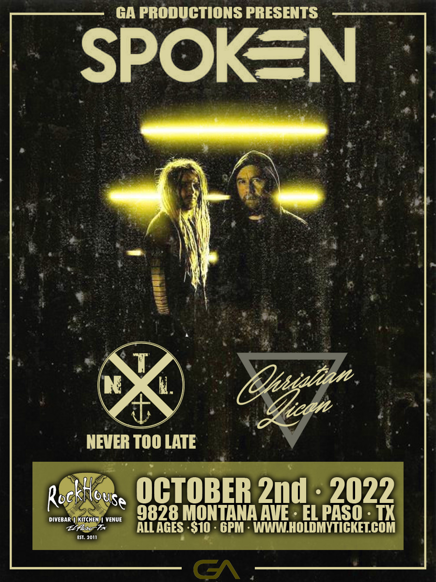 SPOKEN LIVE at Rockhouse Dive Bar