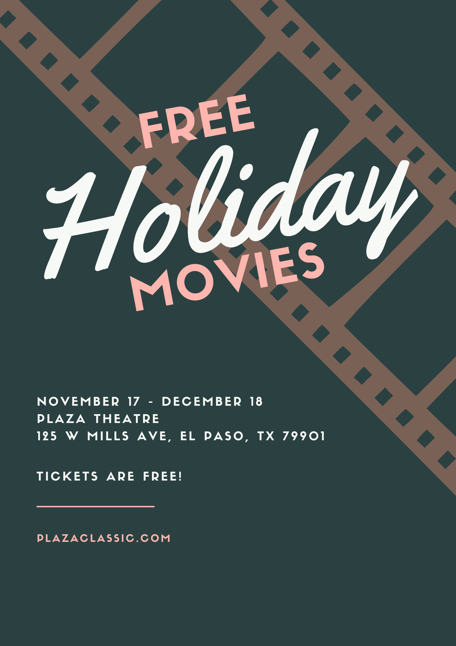 Free holiday movies at the plaza theatre epstuff