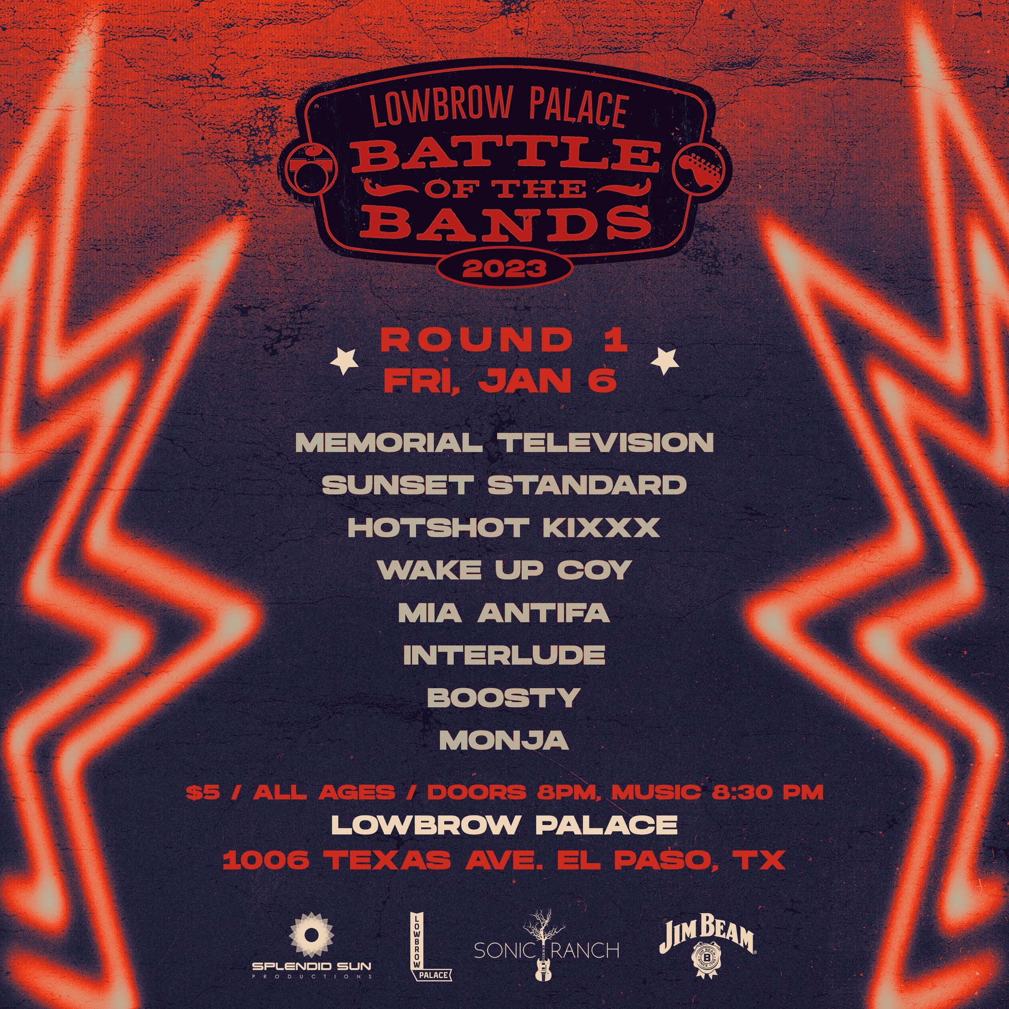 BATTLE OF THE BANDS ROUND 1 at Lowbrow Palace EPStuff