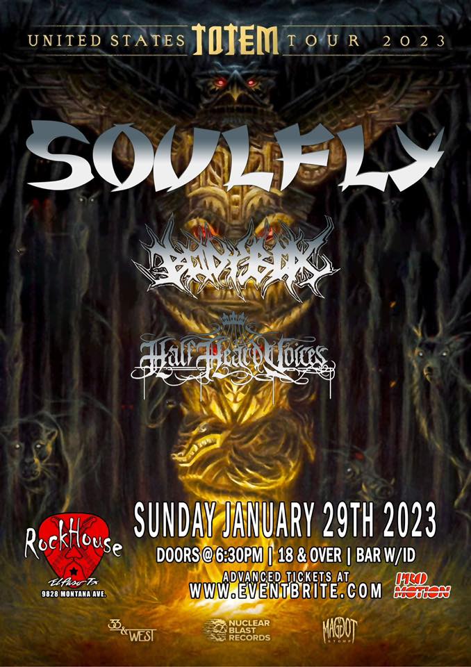 SOULFLY LIVE at Rockhouse Dive Bar EPStuff