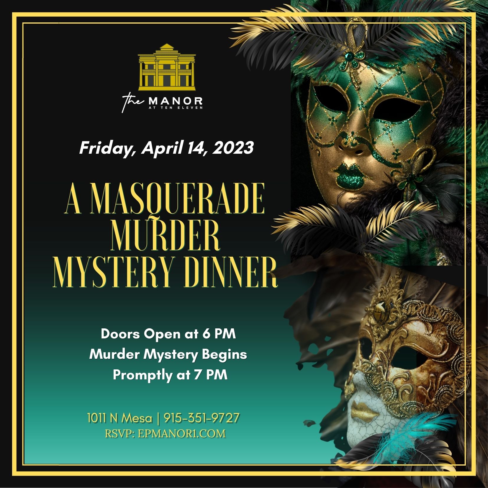 Masquerade Murder Mystery Dinner Experience - EPStuff