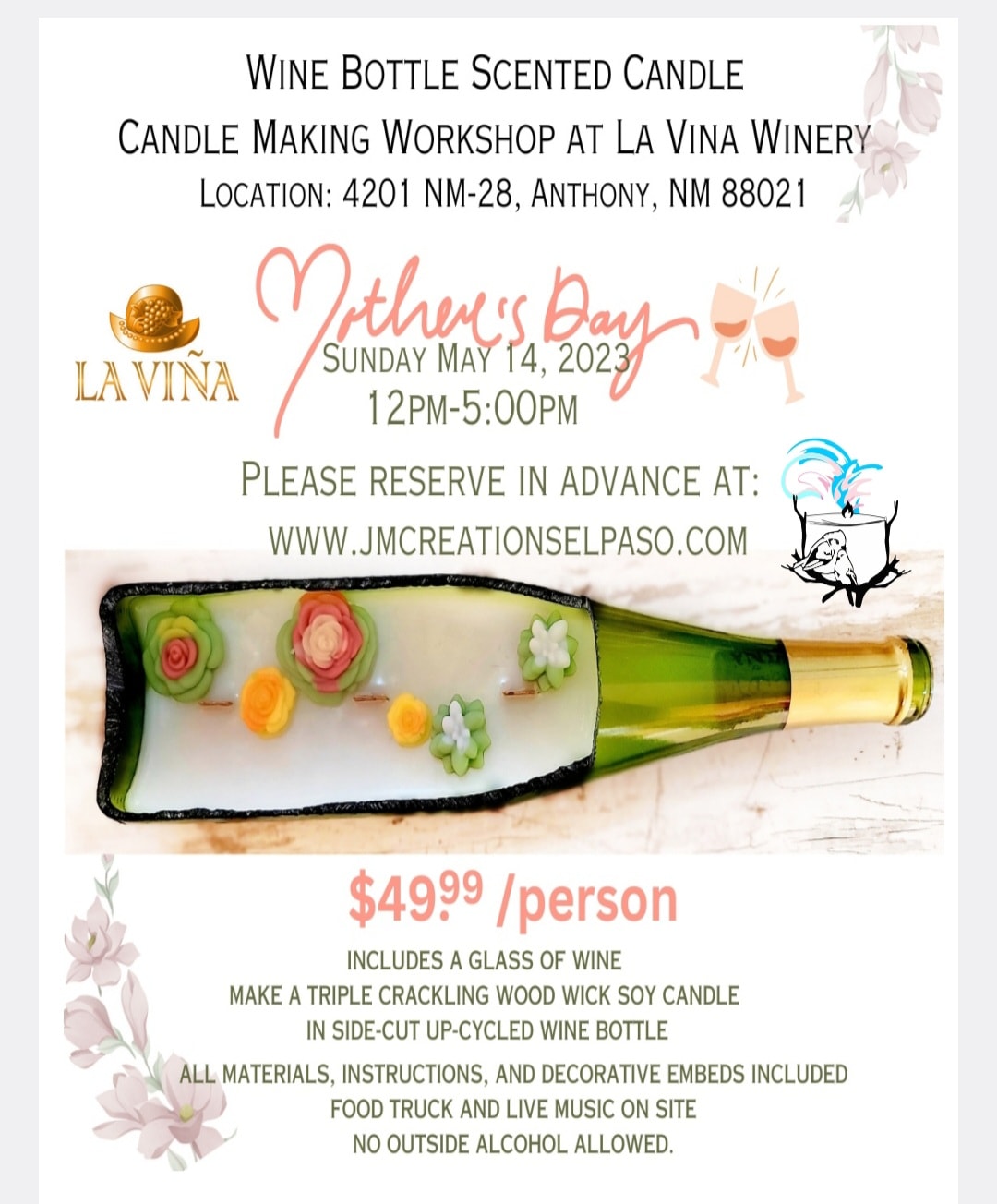 Candle Making at La Viña Winery EPStuff