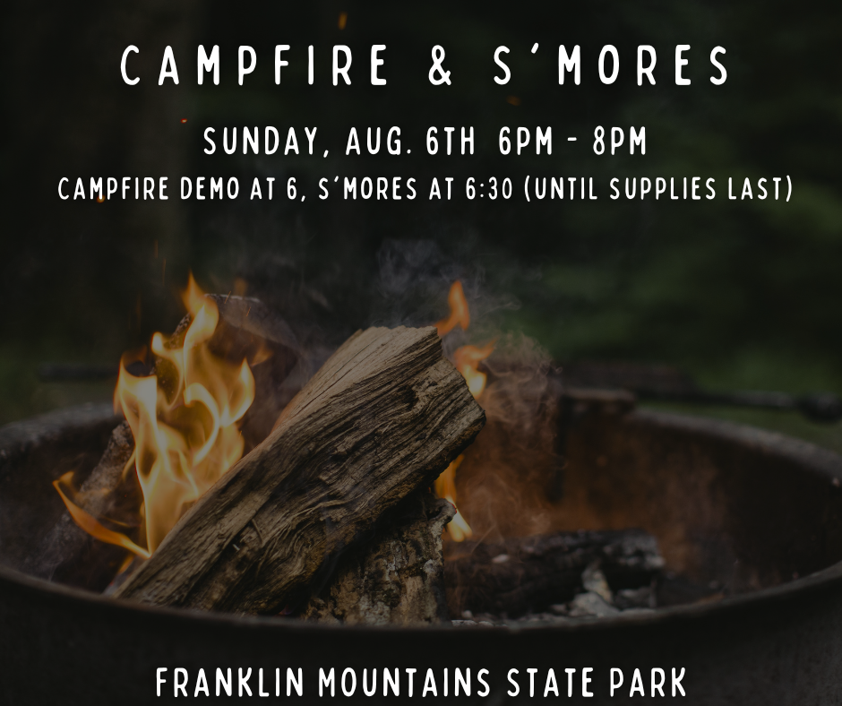 Campfire & S'mores At Franklin Mountains State Park   EPStuff