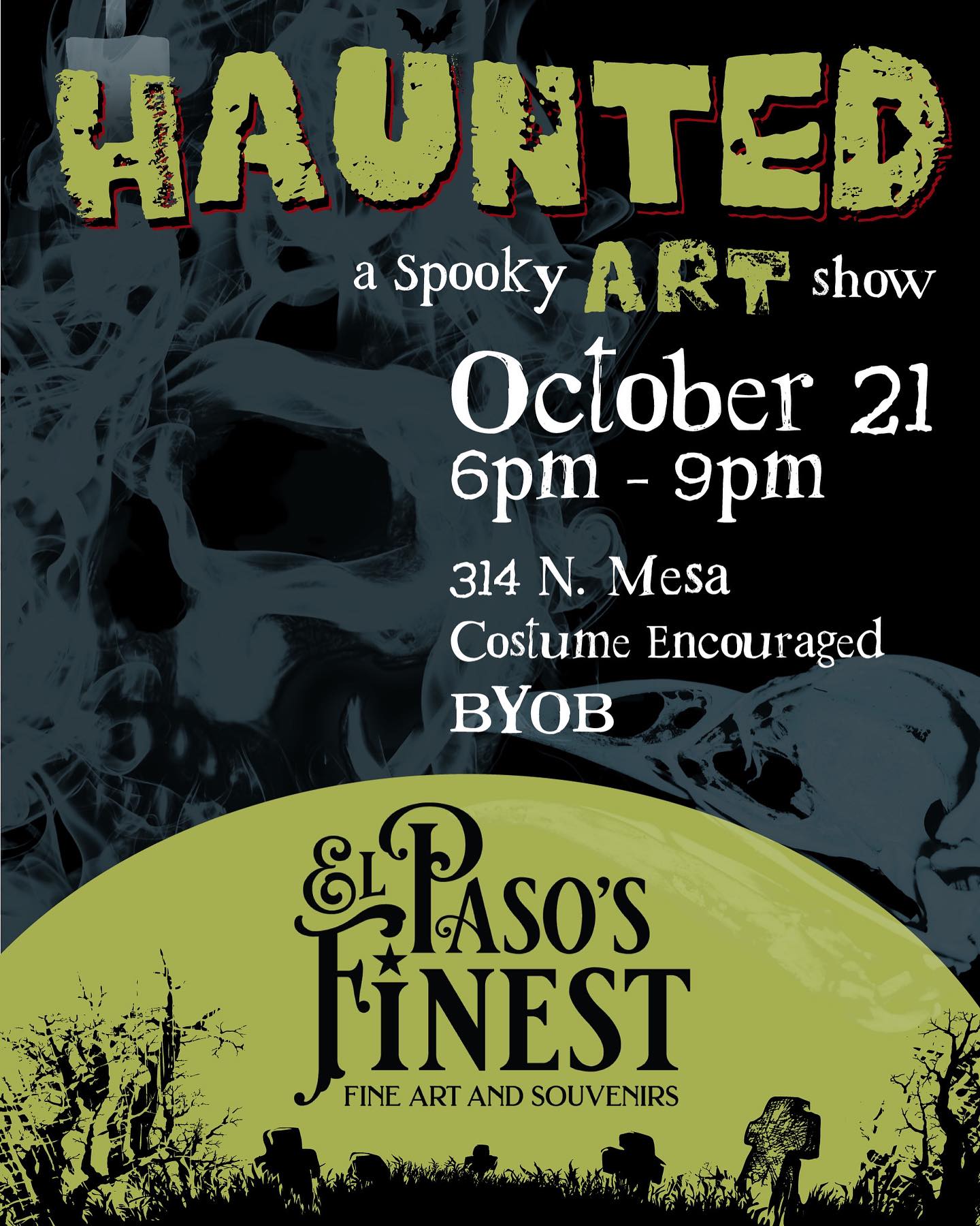 Haunted Art Show at El Paso's Finest