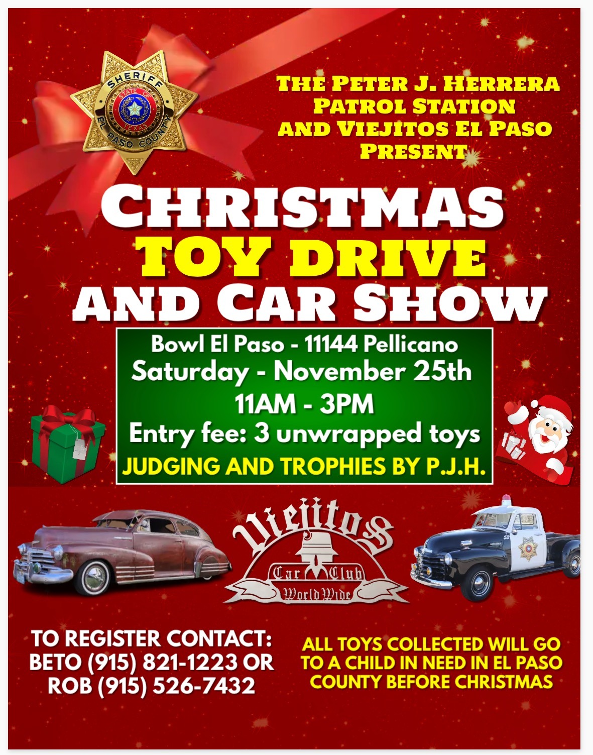Christmas Toy Drive & Car Show EPStuff