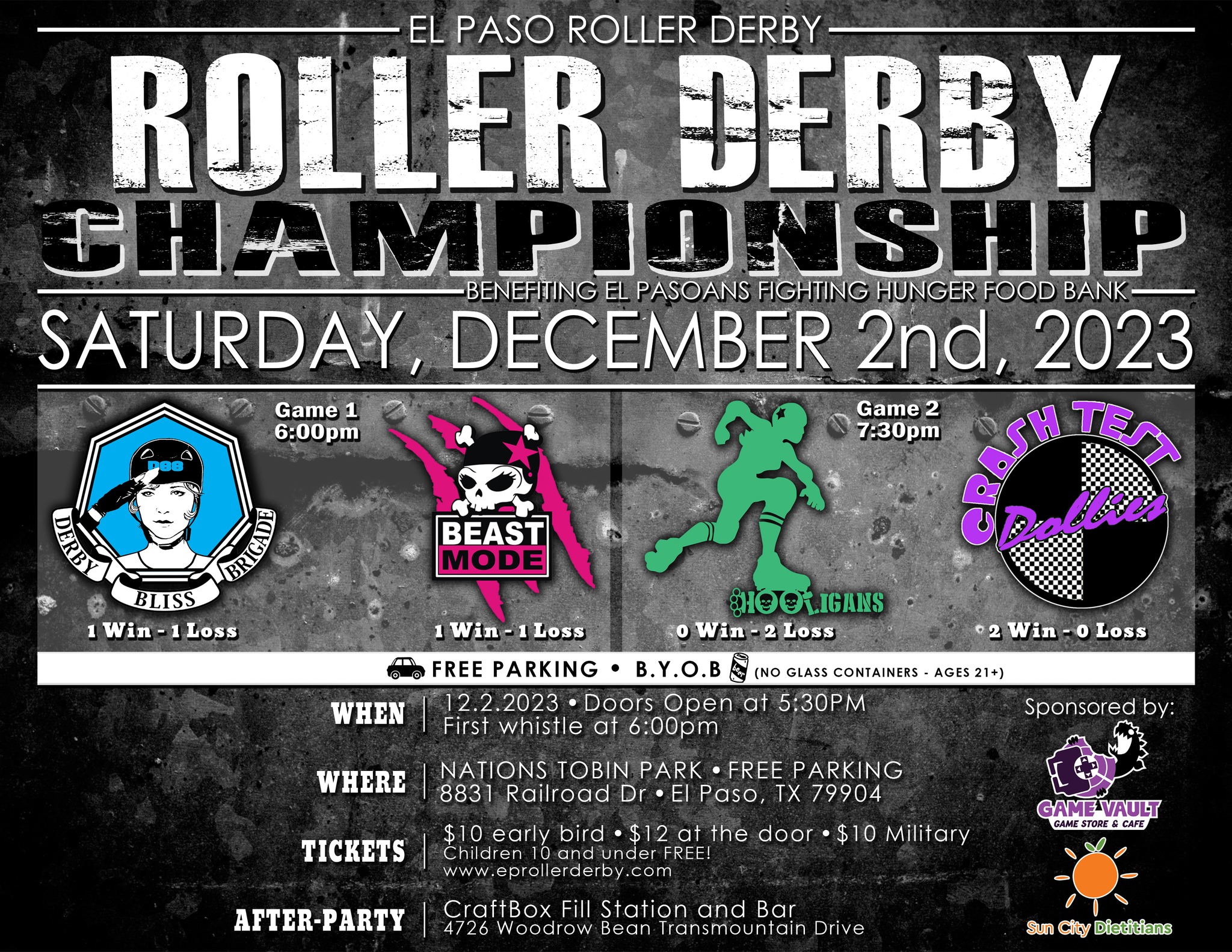 El Paso Roller Derby Championship 2023 EPStuff