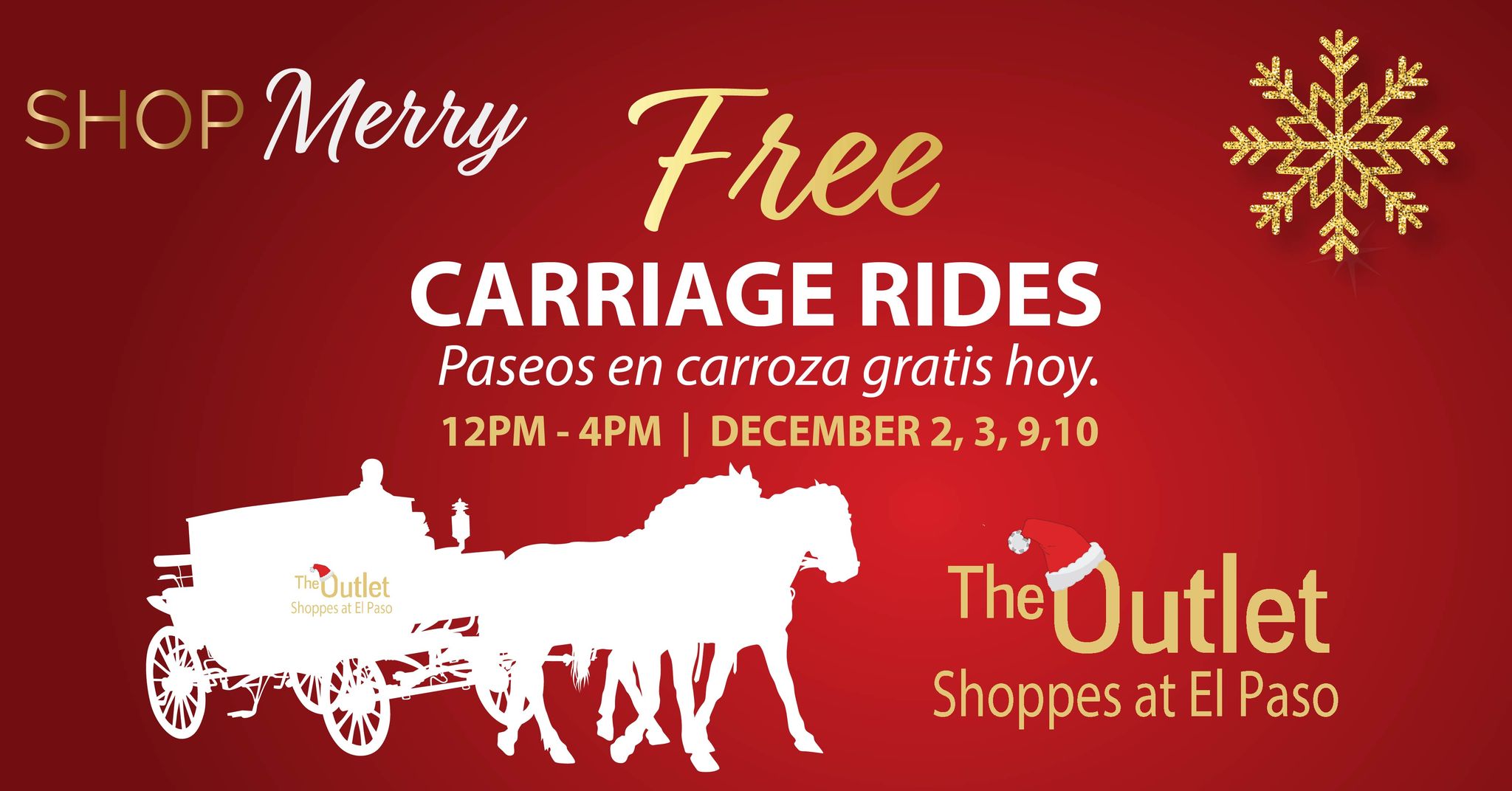 Shop Merry with Free Carriage Rides - EPStuff