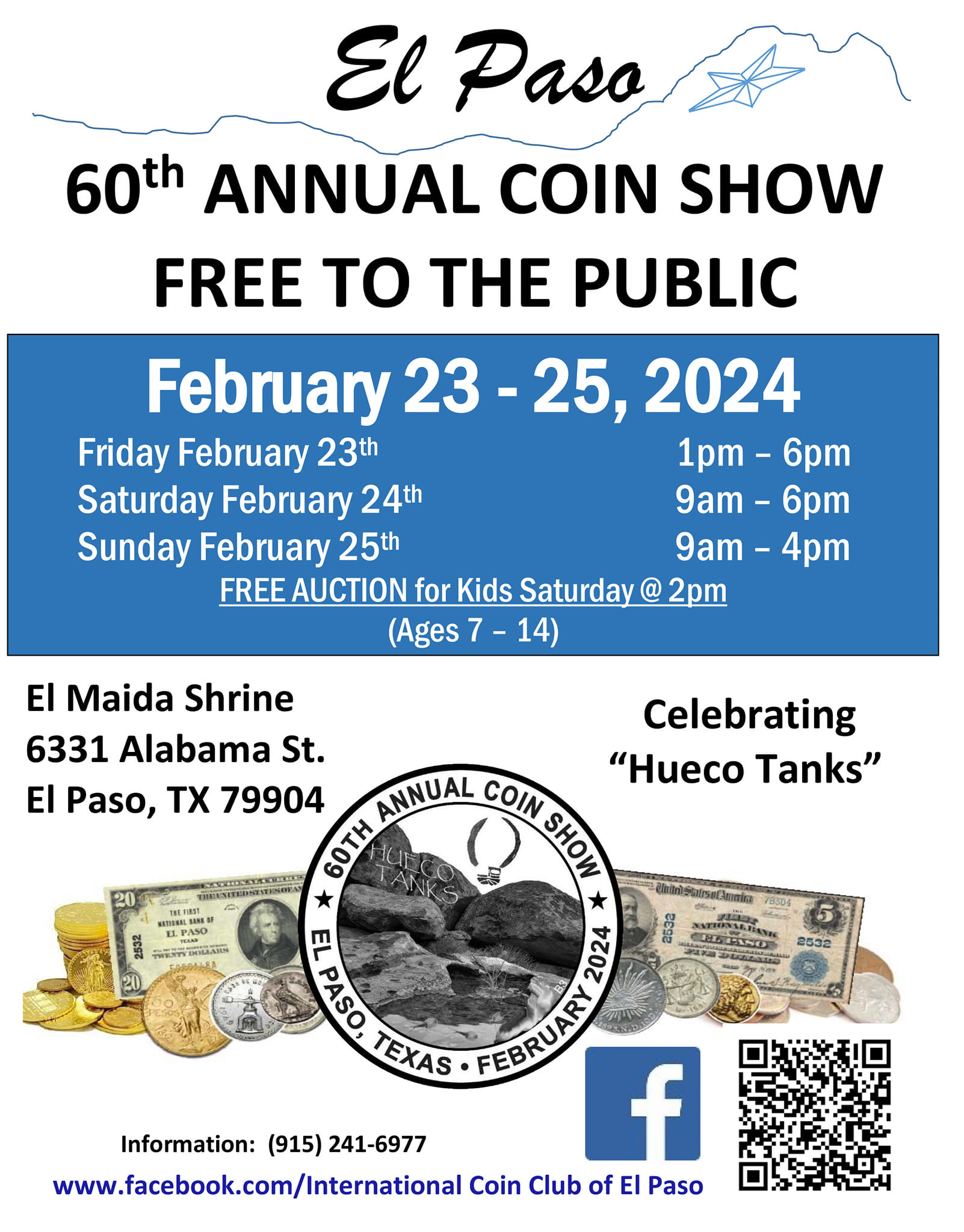 60th Annual El Paso Coin Show 2024 in El Paso, TX EPStuff