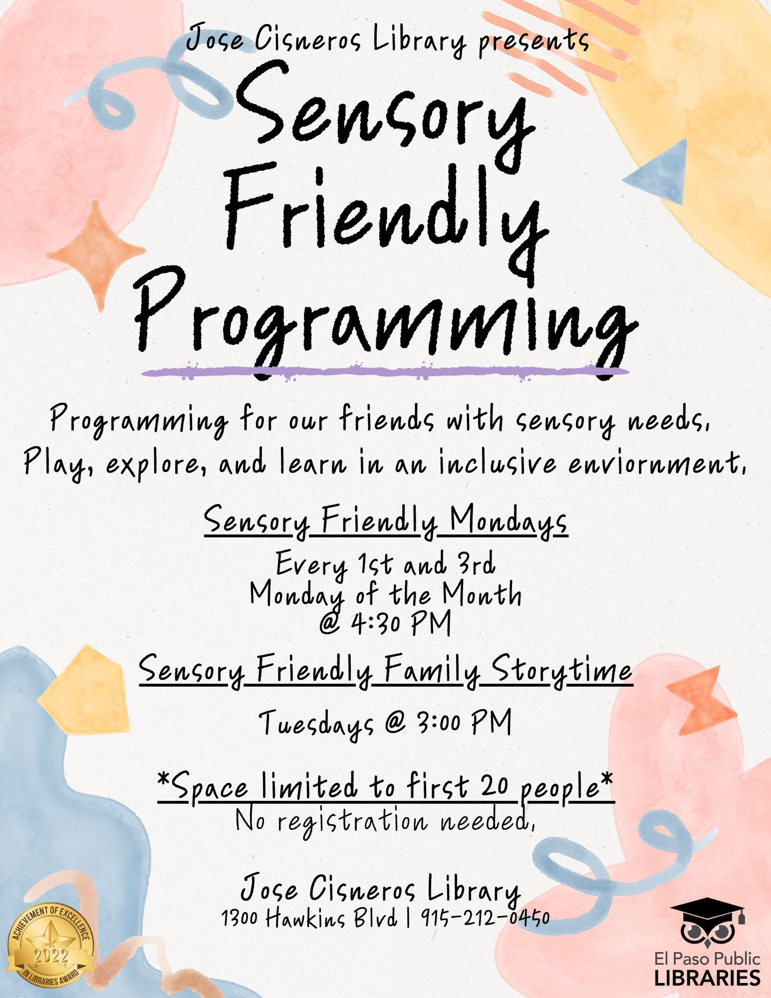 Sensory-Friendly Programs