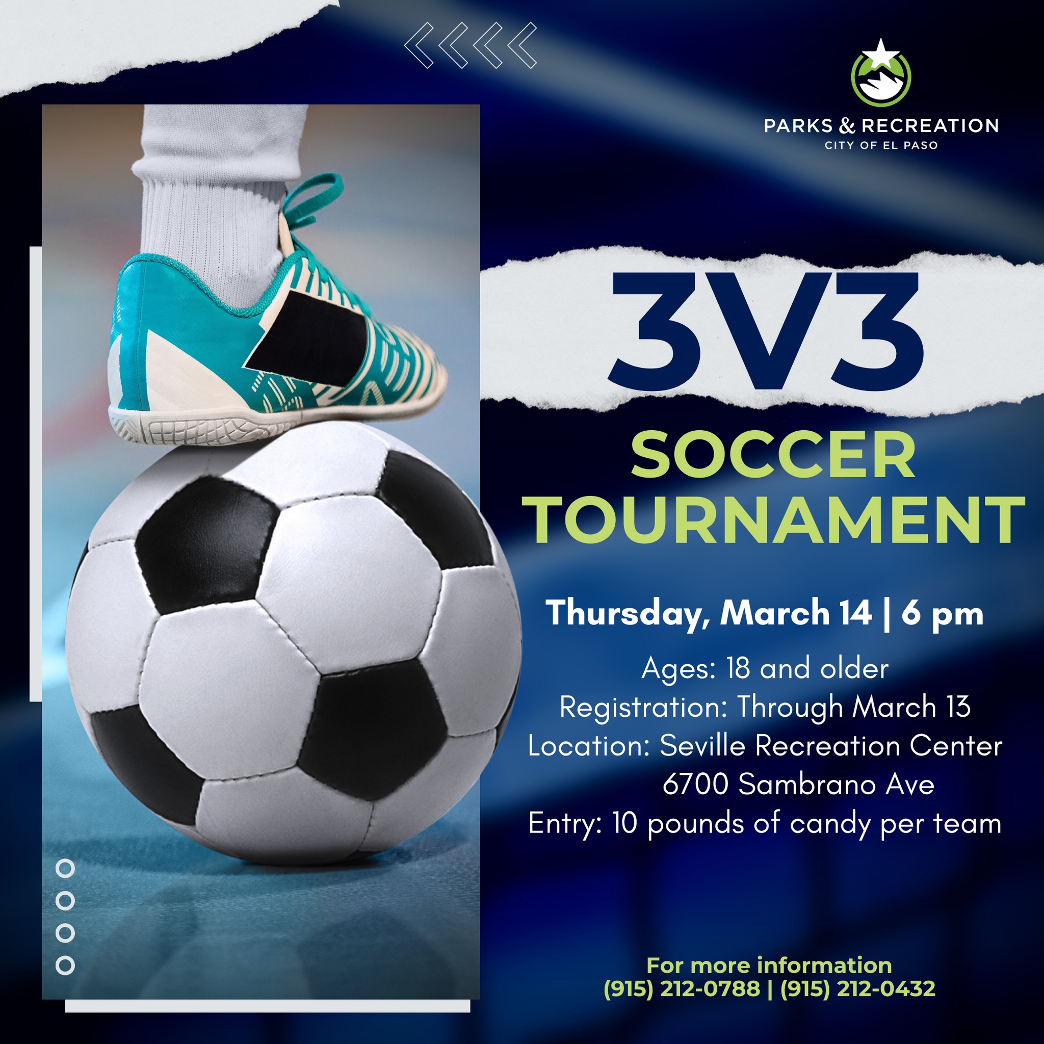 3v3 indoor soccer