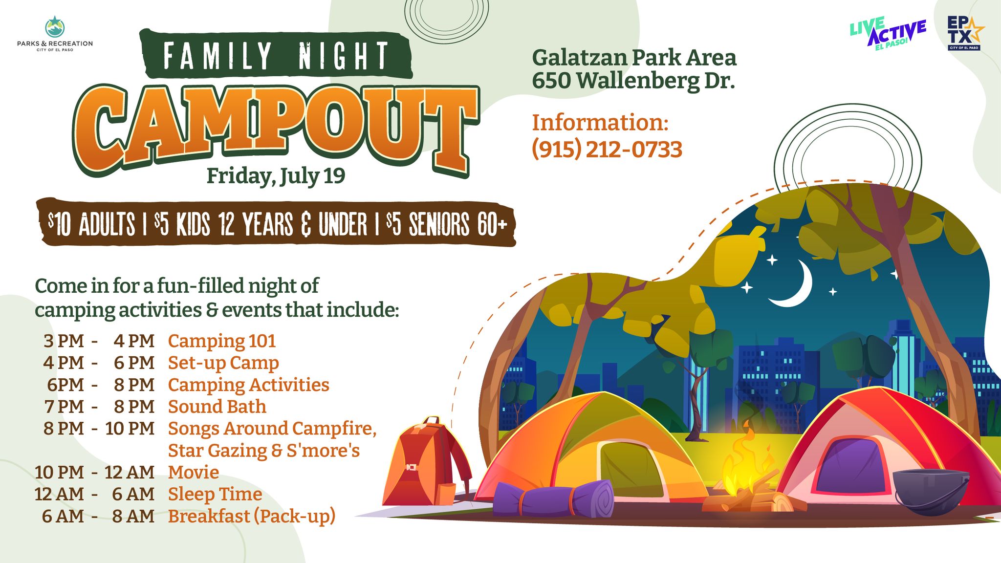 Family Night Campout - EPStuff